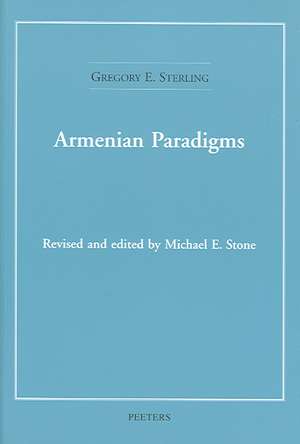 Armenian Paradigms de Gregory E. Sterling