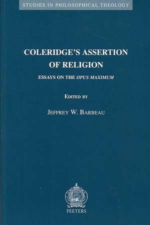 Coleridge's Assertion of Religion de Jeffrey W. Barbeau