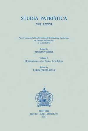 Studia Patristica. Vol. LXXVI - Papers Presented at the Seventeenth International Conference on Patristic Studies Held in Oxford 2015: Volume 2: El Pl de R. Pereto Rivas