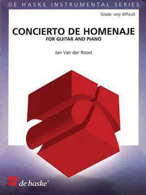 Concierto de Homenaje: For Guitar and Piano de Jan van Roost