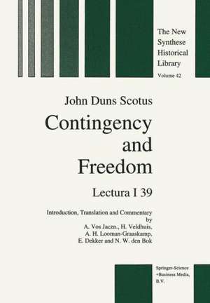 Contingency and Freedom: Lectura I 39 de Anthonie Vos Jaczn.