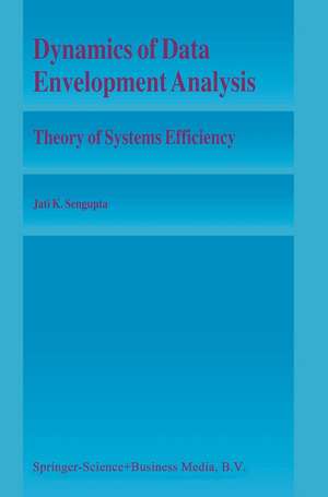 Dynamics of Data Envelopment Analysis: Theory of Systems Efficiency de Jati Sengupta