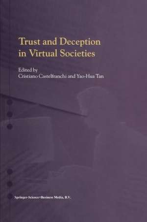 Trust and Deception in Virtual Societies de Cristiano Castelfranchi