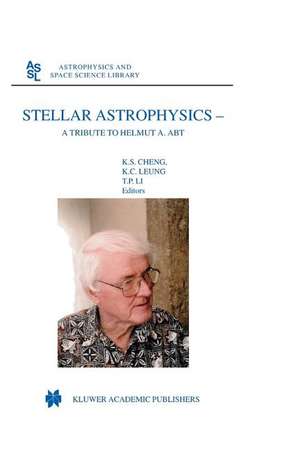 Stellar Astrophysics: A Tribute to Helmut A. Abt de K.S. Cheng