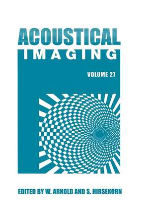 Acoustical Imaging de Walter Arnold