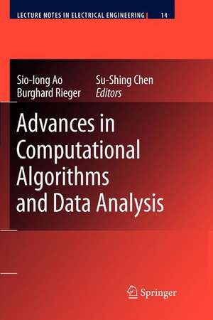 Advances in Computational Algorithms and Data Analysis de Sio Iong Ao