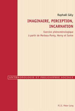 Imaginaire, Perception, Incarnation: Exercice Phenomenologique a Partir de Merleau-Ponty, Henry Et Sartre de Raphaël Gély