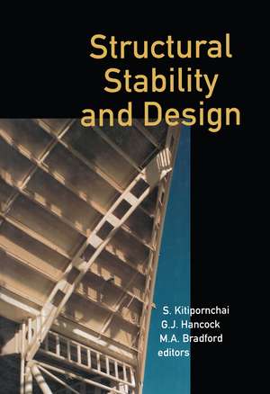 Structural Stability and Design: Proceedings of an international conference, Sydney, 30 October - 1 November 1995 de M. a. Bradford