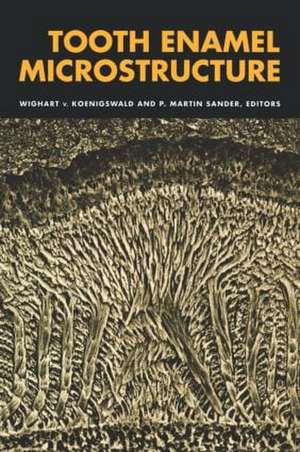 Tooth Enamel Microstructure: Proceedings of the enamel microstructure workshop, University of Bonn, Andernach, Rhine, 24-28 July 1994 de W. von Koenigswald