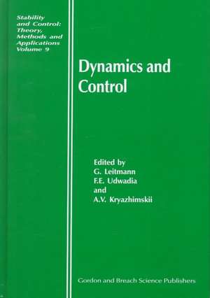 Dynamics and Control de George Leitmann