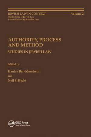 Authority, Process and Method de Hanina Ben-Menahem