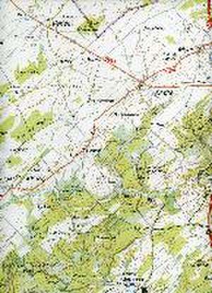 Somme / Leuze 1 : 25 000 mit MTB / Radrouten