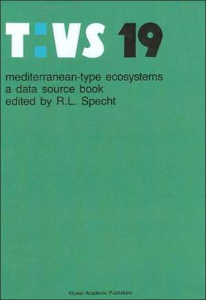 Mediterranean-type Ecosystems: A data source book de R.L. Specht