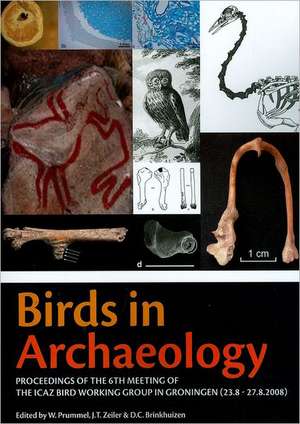 Birds in Archaeology: Proceedings of the 6th Meeting of the Icaz Bird Working Group in Groningen (23.8 - 27.8.2008) de DC Brinkhuizen