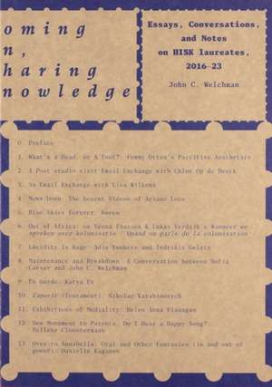 Homing In, Sharing Knowledge de John C Welchman