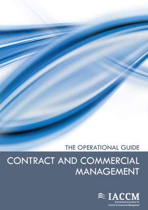 Contract and Commercial Management de IACCM