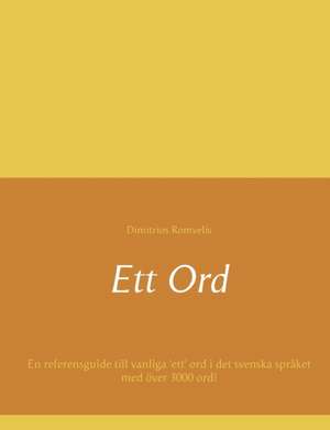 Ett Ord de Dimitrios Romvelis
