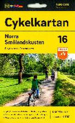 Cykelkartan Blad 16 Norra Smålandskusten 1:90000