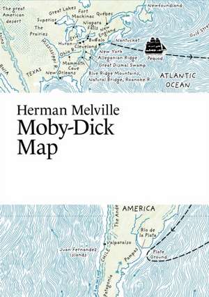 Herman Melville: Moby-Dick Map