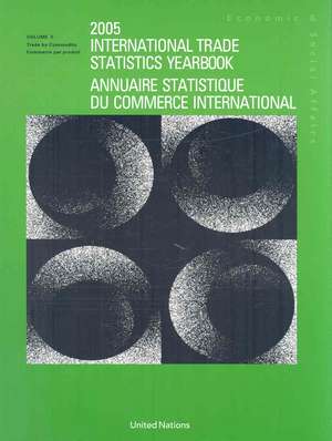 International Trade Statistics Yearbook 2005 de United Nations Dept