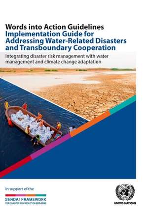 Words Into Action Guidelines Implementation Guide for Addressing Water-Related Disasters and Transboundary Cooperation de United Nations Publications