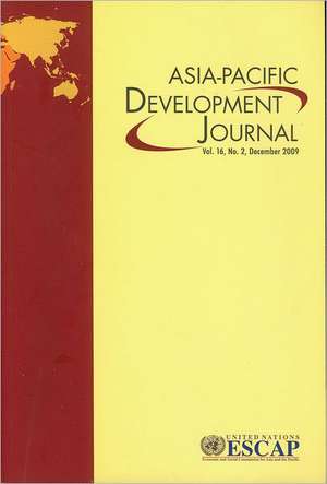 Asia-Pacific Development Journal, December 2009 de United Nations