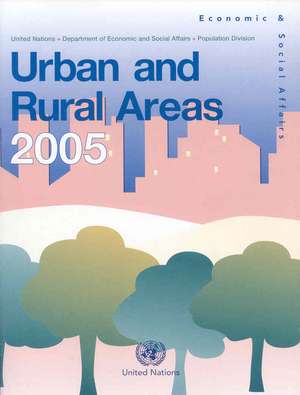 Urban and Rural Areas 2005 de Not Available (NA)