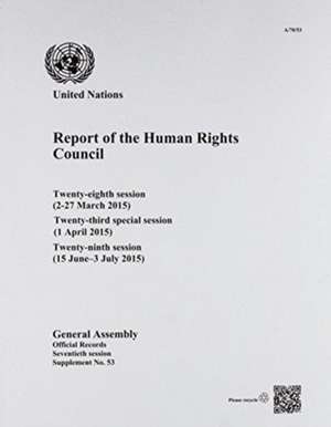 Report of the Human Rights Council de United Nations Publications