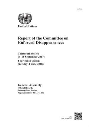 Report of the Committee on Enforced Disappearances de United Nations Publications