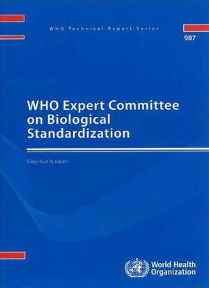 Who Expert Committee on Biological Standardization de World Health Organization