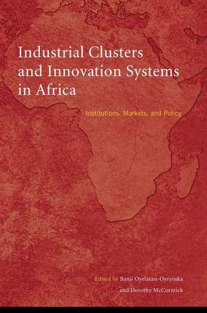 Industrial Clusters and Innovation Systems in Africa: Institutions, Markets, and Policy de Banji Oyelaran-Oyeyinka