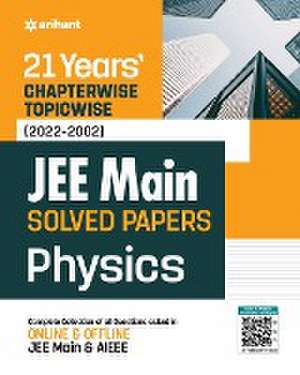 JEE Main Chapterwise Physics de Arihant Experts