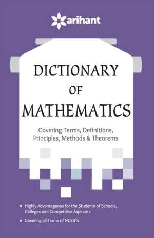 Dictionary of Mathematics de Unknown