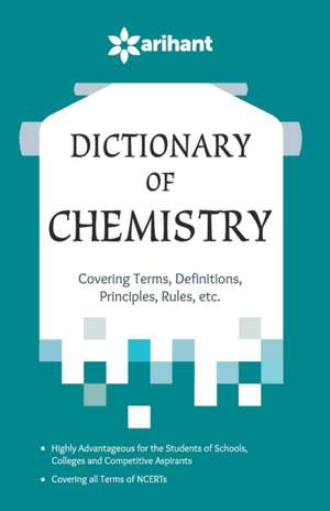 Dictionary of Chemistry de Unknown