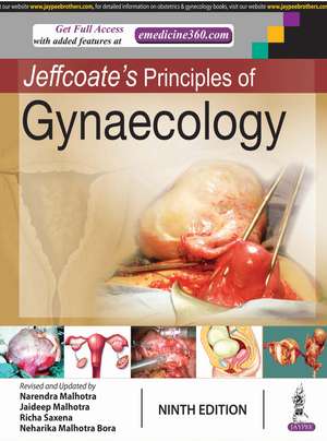 Jeffcoate's Principles of Gynaecology de Narendra Malhotra