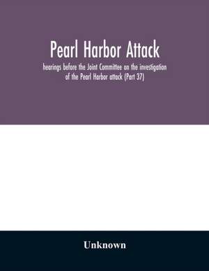 Pearl Harbor attack de Unknown