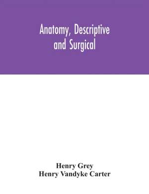 Anatomy, Descriptive and Surgical de Henry Grey