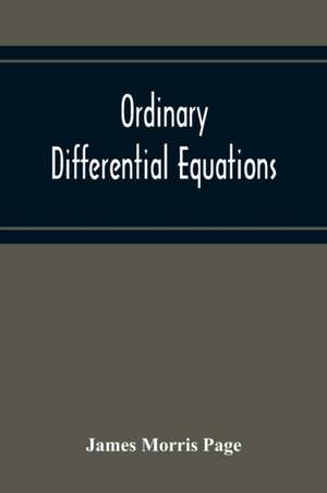 Ordinary Differential Equations de James Morris Page