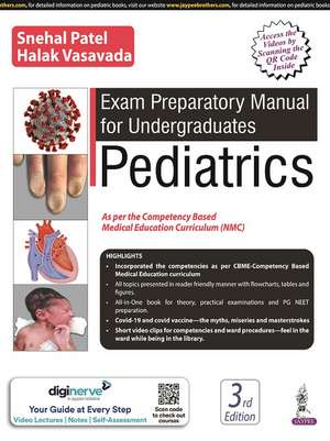 Exam Preparatory Manual for Undergraduates: Pediatrics de Patel Snehal