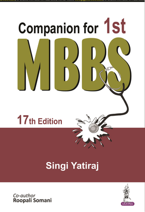 Companion for 1st MBBS de Singi Yatiraj