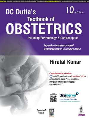 DC Dutta's Textbook of Obstetrics: Including Perinatology & Contraception de Hiralal Konar