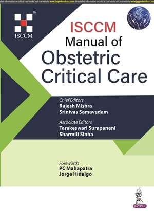 ISCCM Manual of Obstetric Critical Care de Rajesh Mishra