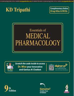 Essentials of Medical Pharmacology de KD Tripathi