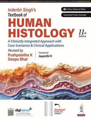 Inderbir Singh's Textbook of Human Histology de Pushpalatha K