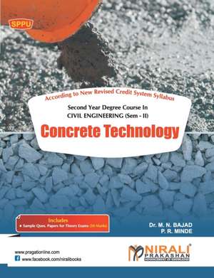 Concrete Technology de M N Bajad