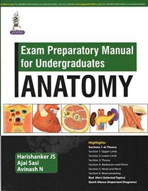 Exam Preparatory Manual for Undergraduates de JS Harishanker