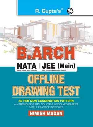 B. Arch/NATA/JEE (Main) Offline Drawing Test de Nimish Madan