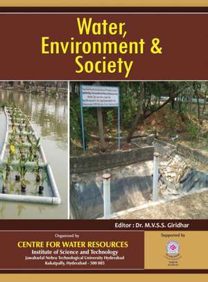 Water Environment and Society de Giridhar Mvss