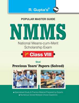 NMMS Exam Guide for (8th) Class VIII de Rph Editorial Board