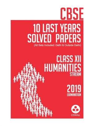 10 Last Years Solved Papers - Humanities de Oswal Publishers